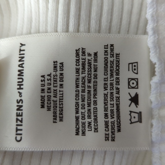 Citizens Of Humanity Annie Cotton Ribbed Top - Picture 10 of 12